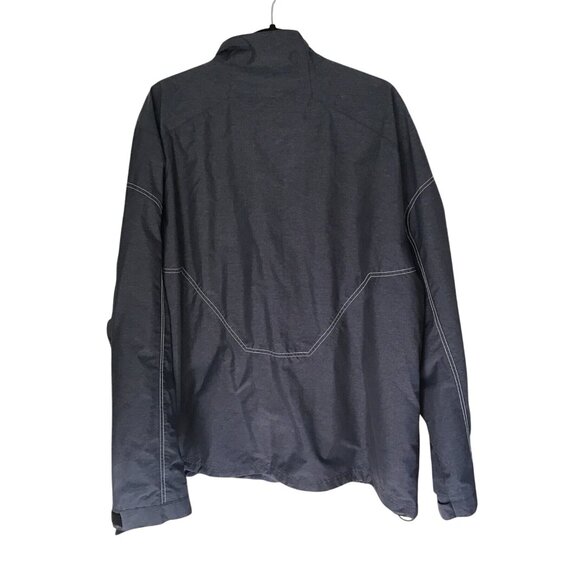 REEBOK- MENS BLUE LIGHT WEIGHT ZIP-UP CLOSURE POCKETS WINDBREAK JACKET SIZE XL - Picture 2 of 7